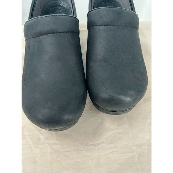 Dansko Women XP 2.0 Black Nubuck Clogs Size 39 EU 8 US - Picture 3 of 6